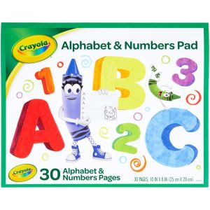 Crayola Alphabet & Numbers Pad 10