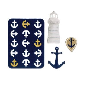 Sizzix Life Made Simple Collection Thinlits Die Nautical