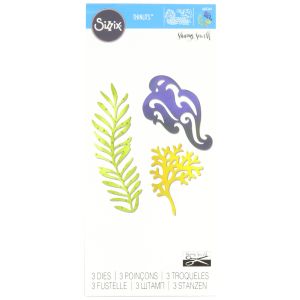 Sizzix Thinlits Die Seaweed Coral And Wave