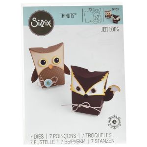 Sizzix Fox Tales Owl And Fox Box Thinlits Dies
