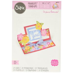 Sizzix Framelits Die Card Thinking Of You Mini Stand Ups