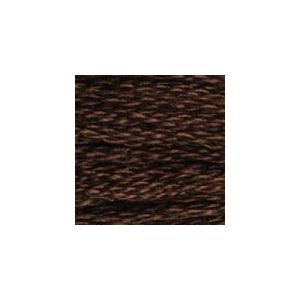 DMC 6 Strand Embroidery Cotton 8.7yd Ultra Dark Coffee Brown