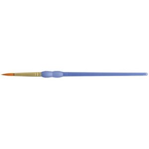 Crafter's Choice Gold Taklon Round Brush-Size 3
