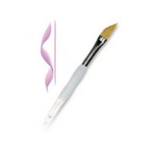 Soft Grip Golden Taklon Dagger Brush 1 4 inch Width