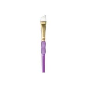 Crafter s Choice White Taklon Angular Brush 5 by 8 Inch Width