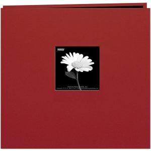 Pioneer Book Cloth Cover Post Bound Album 12 X 12 Inch Burgundy