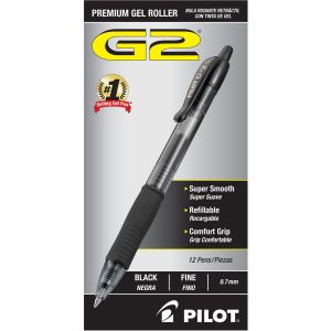Pilot G2 Premium Gel Pen Fine .7mm - Open Stock-Black, 1 Pack of 1 Piece