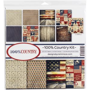 Reminisce Collection Kit 12 X12 Inch 100percentage Country