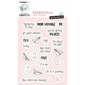 Studio Light Essentials Clear Stamps-NR. 582, Going Places