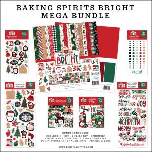 Echo Park Mega Bundle Collection Kit 12 X 12 Inch - Baking Spirits Bright