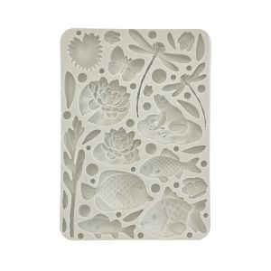 Stamperia Silicone Mold A5 - Forest Fish And Dragonfly