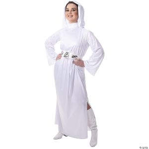 Morris Adlt Princess Leia Hooded Md