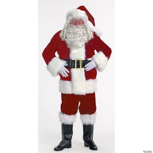 Morris Adlt Santa Suit Velvet 3Xl