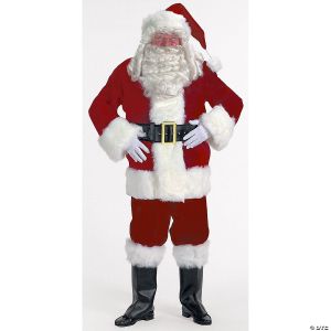 Morris Adlt Santa Suit Velvet Xl