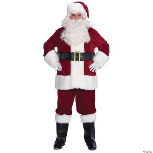 Morris ADLT SANTA SUIT VELVETEEN MENS 58-62