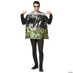 Morris ADULT BAG OF WEED COSTUME