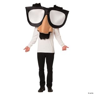 Morris Adult Funny Nose Glasses Costume