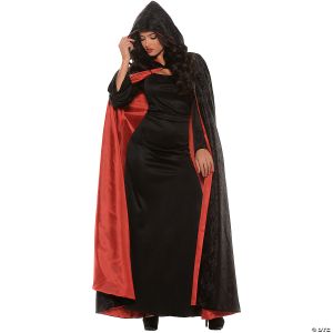 Morris Adult Hooded Velvet Cape
