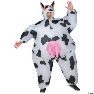 Morris Adult Inflatable Cow Costume Ss57975