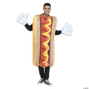 Morris Adult Photo Real Hot Dog Costume