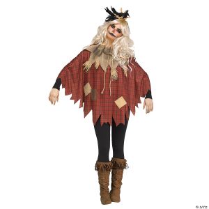 Morris Adult Scary Crow Poncho