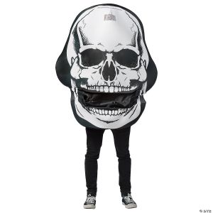 Morris Adult Skull Mouth Head Costume