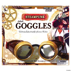 Morris Adult Steampunk Goggles Fm66139