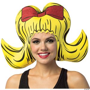 Morris Adult Yellow Foam Bouffant Headpiece