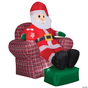 Morris Airblown -Santa In Recliner Scene-Lg