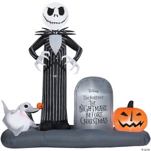 Morris Airblown Jack Skellington Lg
