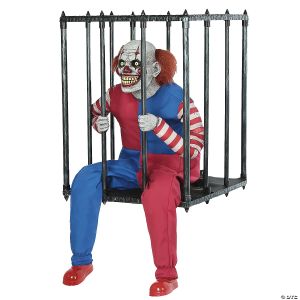 Morris Animated Caged Clown Walk Around