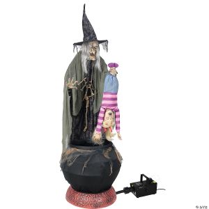 Morris Anmtd Stew Brew Witch Prop W Fog Machine