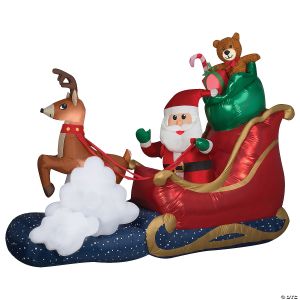 Morris Arblwn Waiving Snta N Sleigh W Reindeer