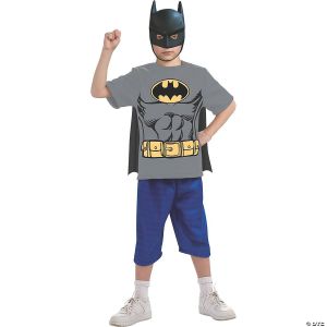 Morris Batman Child Shirt Mask Cape S