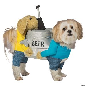 Morris Beer Keg Pet Costume
