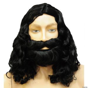 Morris Biblical Set Special Bargain Wig-Black