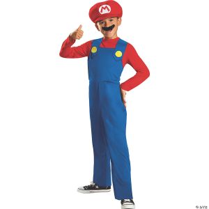 Morris BOYS MARIO CLASSIC COSTUME 10-12