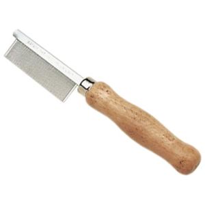 SAFARI Flea Comb Wood Handle