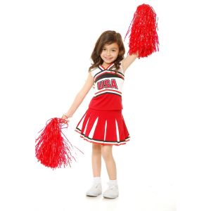 Charades Usa Cheerleader Childrens Costume X Small