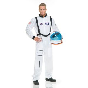 Charades Unisex Adults Astronaut Costume White Large