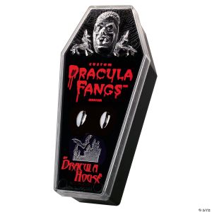Morris Chrome Plated Dracula Fangs-Lg