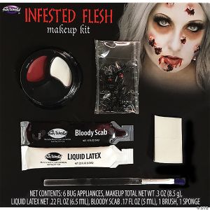 Morris Creepy Crawlers Makup Kits-Infestd Flesh