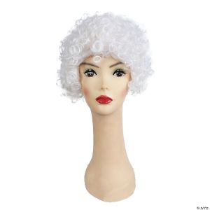 Morris CURLY CLOWN WIG-WHITE
