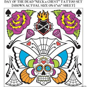 Morris Day Of The Dead Body Tattoo