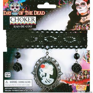 Morris Day Of The Dead Choker