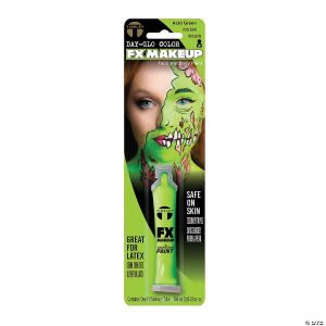 Morris Dayglo Acid Green Makeup Face