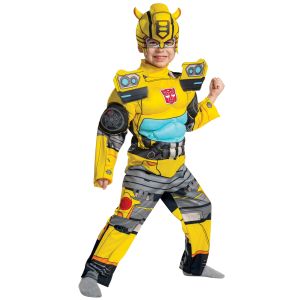 Disguise Boy s Bumblebee EG Muscle Toddler Costume
