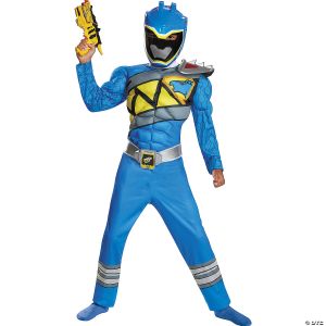 Morris Dino Charge Blue Ranger Muscle Costume