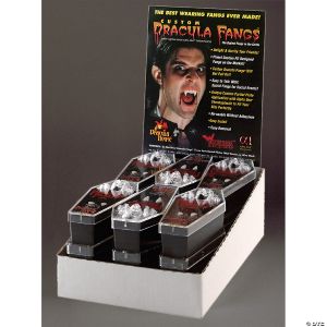Morris DRACULA FANGS DISPLAY 12 PCS M