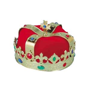 Forum Novelties 56717 King Crown Plastic Hat